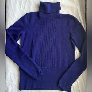 Worth Wool Sweater Cobalt Blue Size P